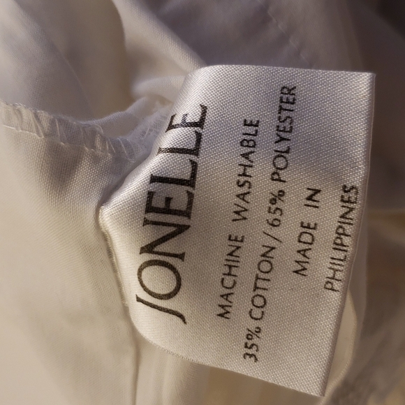 𝅺jonelle Pillow Case Cover Bedding White lace intricate decoration scallop - Picture 9 of 10